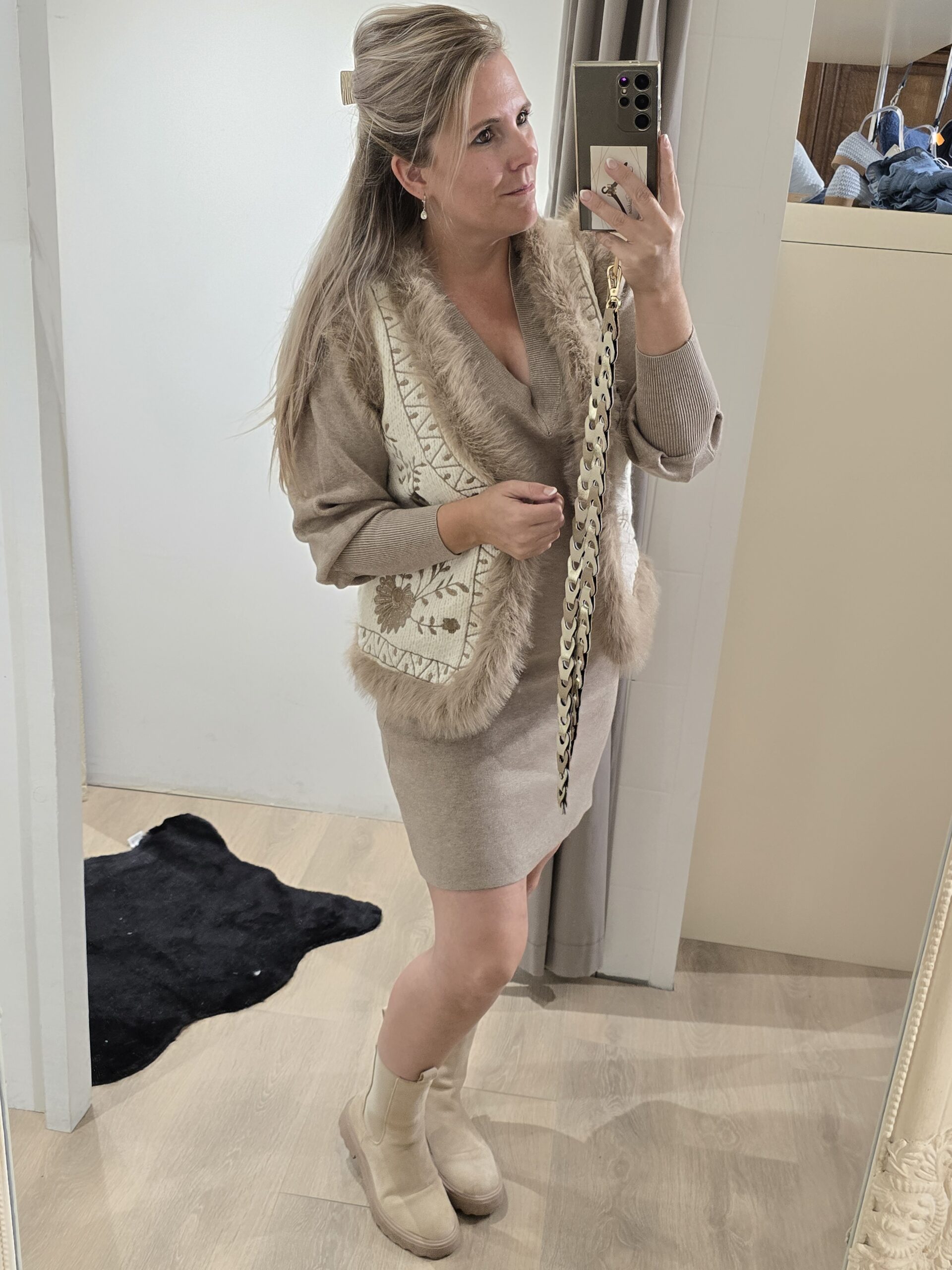Jurk Taupe