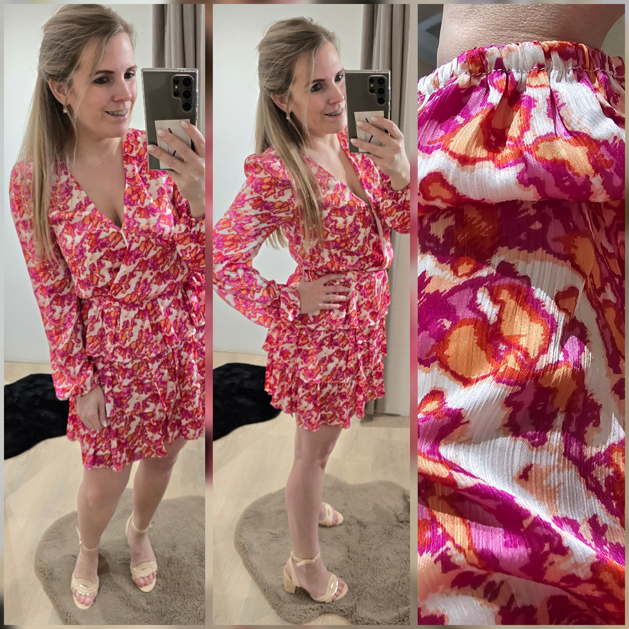 Jurk roze orange